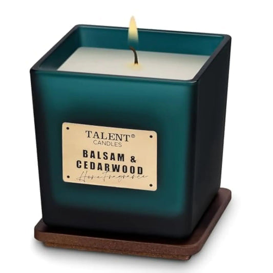 Balsam & Cedarwood Candle – A Sophisticated Woodland Escape